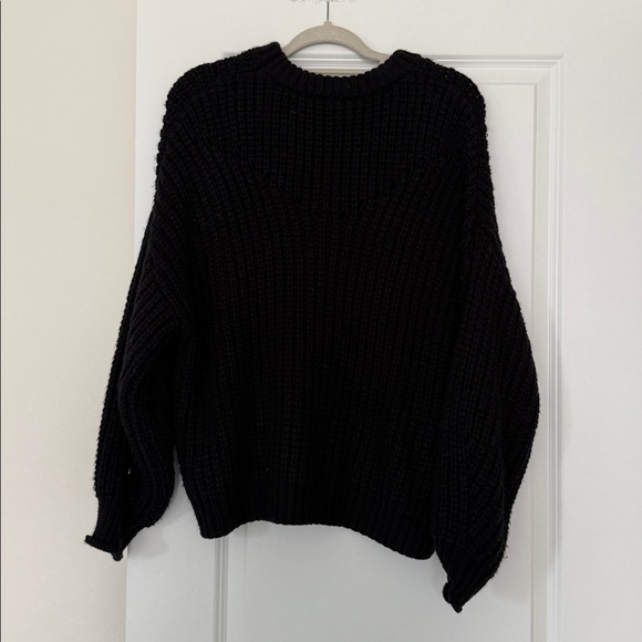 Elodie Classic Black Cable Knit Sweater - Picture 6 of 6